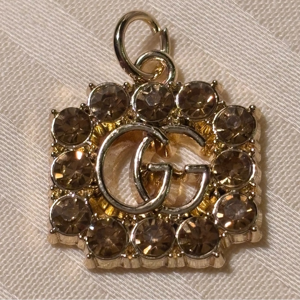 Luxury Zipper Pull or Charm Stamped